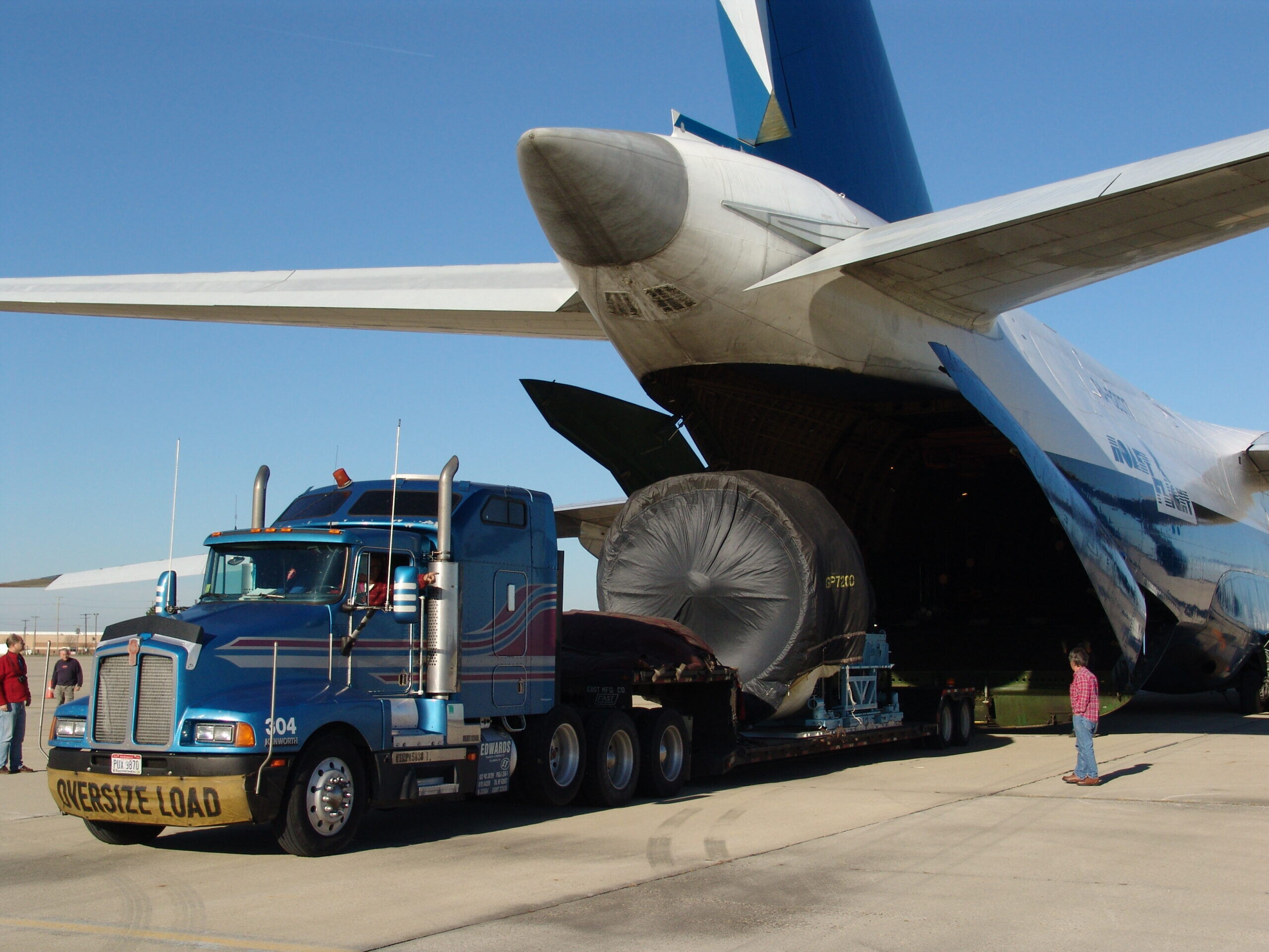 Plane on Truck